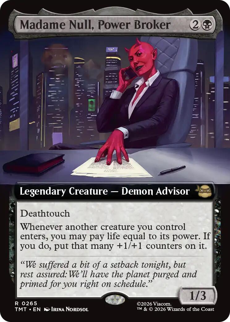 Madame Null, Power Broker (Extended Art)