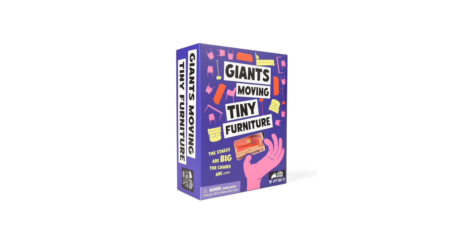 Giants Moving Tiny Furniture